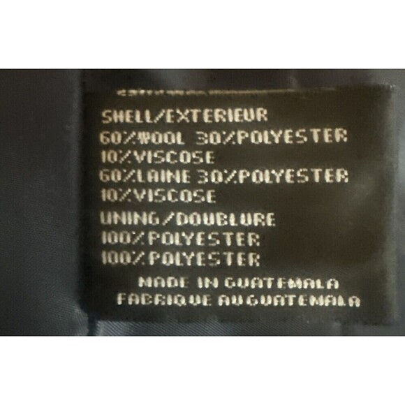 Women’s DKNY Gray Wool Blend Babydoll Peacoat Fully Lined Size 12 Petite MINT - Picture 9 of 10